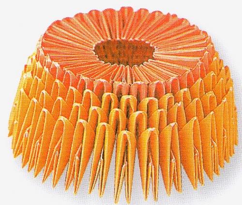 Как соединить модульные части для создания лебедя с красивыми крыльями. Крылья, лапы и хвосты лебедя из оригами