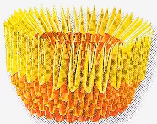 Как соединить модульные части для создания лебедя с красивыми крыльями. Крылья, лапы и хвосты лебедя из оригами