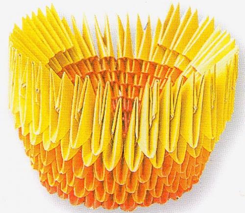 Как соединить модульные части для создания лебедя с красивыми крыльями. Крылья, лапы и хвосты лебедя из оригами