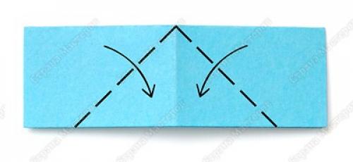 Создание изящной двойной лебедины из треугольных модулей 13 Создание изящной двойной лебедины из треугольных модулей 13