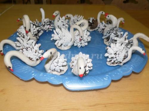 Создание маленького лебедя из модулей: простой способ для начинающих 04