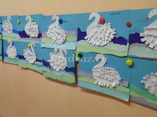 Создание маленького лебедя из модулей: простой способ для начинающих 07