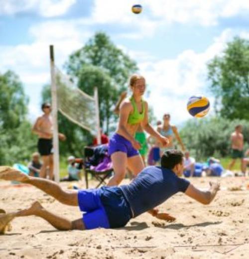 Прием мяча в волейболе