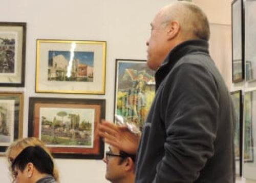 Какие критерии позволяют оценить работу современного художника, как талантливую и оригинальную. Что считать профессиональной живописью? Дискуссия участников круглого стола на выставке “Мастера Акварели”