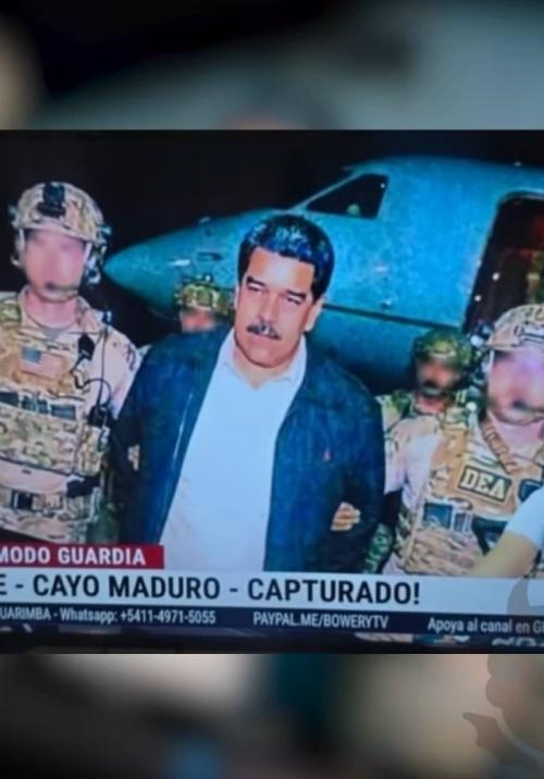 Вчера американцы разбомбили Венесуэлу и похитили президента мадуро.