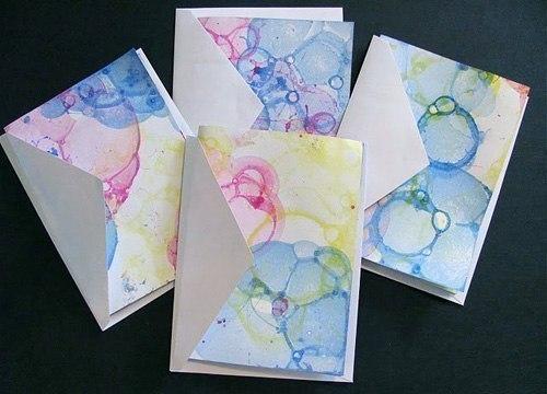 Рисунок мыльными пузыpями.