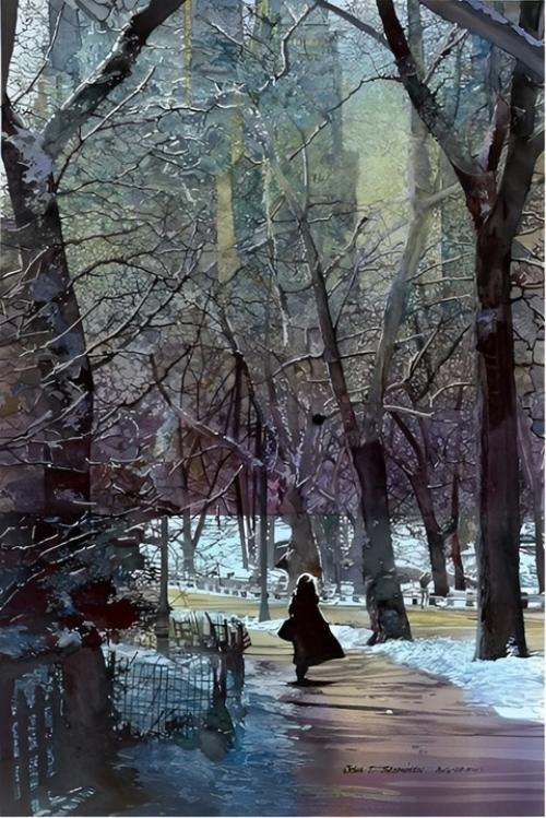 Акварели австралийского художника джозефа збуквич. 03