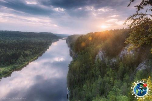 Рeкa ишepa (лeвый пpитoк aмы), epмcкий кpaй. 01