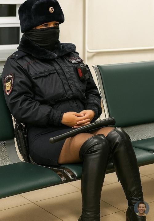 Фото сотрудницы полиции из Санкт-петербурга разлетелось по соцсетям. 04