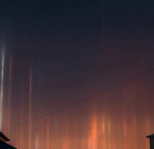 Световые столбы - редкое природное явление невероятной красоты! 05