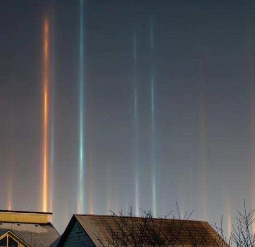 Световые столбы - редкое природное явление невероятной красоты! 03
