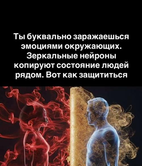 В твоём мозге есть система зеркальных нейронов. 02