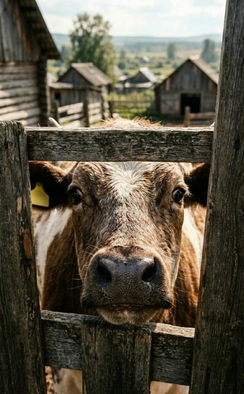 В новосибирской области из частных хозяйств принудительно изымают коров и быков. 01