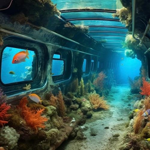 США сбросили тысячи вагонов метро в океан. 01 США сбросили тысячи вагонов метро в океан. 01