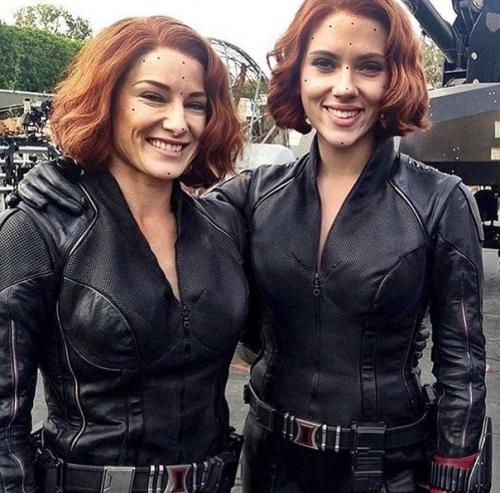 Известные актеры со своими дублёрами. 02