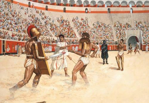 Древнеримская публика любила кровавые зрелища не только на гладиаторских боях, но и на обычных театральных представлениях.