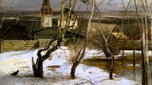 Почему Грачи на самом деле грустная картина Прилетели. 02 Почему Грачи на самом деле грустная картина Прилетели. 02