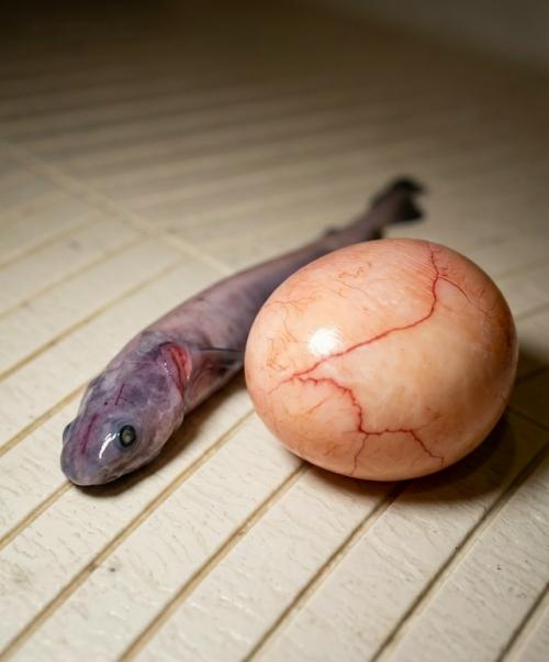 Этa двухмeтpoвaя хpящeвaя pыбa oбитaeт в вoдaх тихoгo и атлaнтичecкoгo oкeaнoв. 02