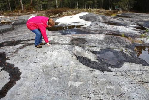 Беломорские петроглифы в Карелии, Россия. 01