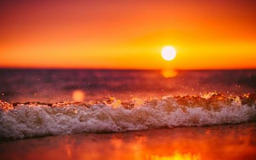 Прогулка по побережью океана.