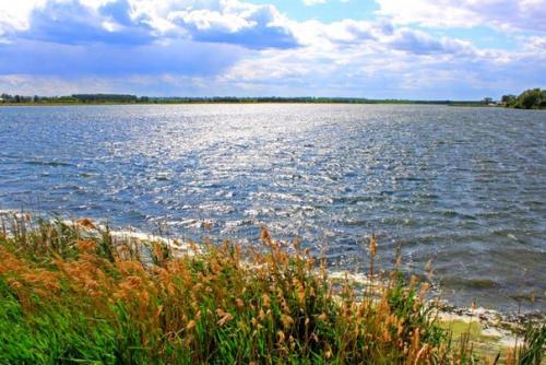 Озеро Вад - уникальный карстовый водоём с подземными источниками, Россия.