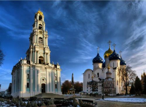 Троице - сергиева лавра, московская область, город сергиев Посад, Россия. 02