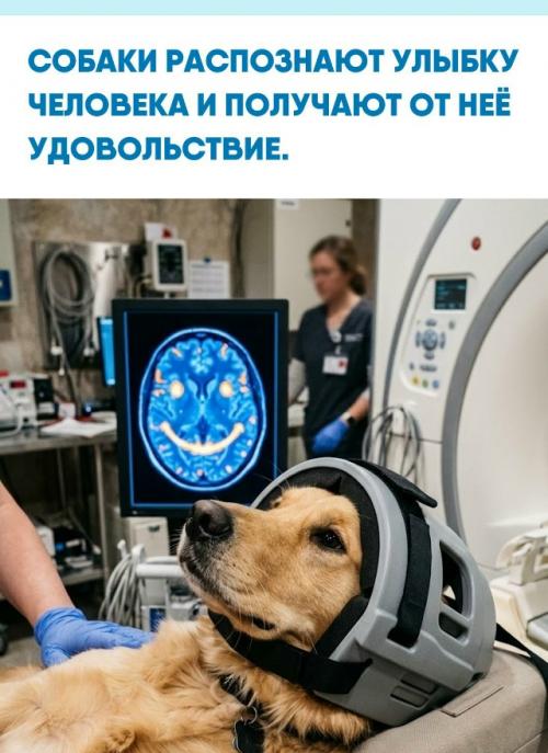 Учёные из венского университета наблюдали за активностью мозга собак с помощью МРТ, пока животным показывали человеческие лица с разными эмоциями.  