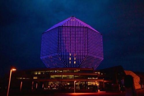 Одна из самых необычных библиотек в мире находится в Минске, Белоруссия.