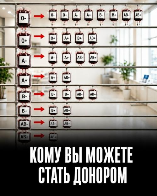 Почему O - незаменима, а AB принимает эритроциты всех групп. 01