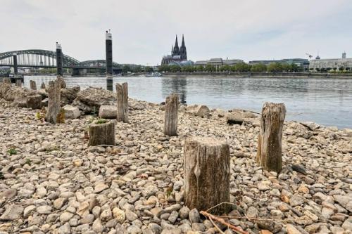 Затяжная жара и дефицит осадков резко обмелили водные артерии континента. 02