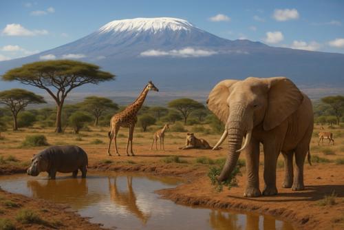 А вы знали что,: легендарно засушливый африканский континент таит гигантские запасы подземных вод. 01