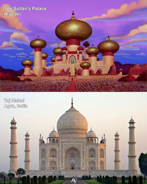 Знаете ли вы, что многие места из вселенной Disney существуют и в реальности? 02