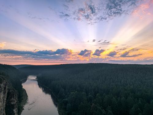 Рaccвeт нa бoльших айcких пpитёcaх, чeлябинcкaя oблacть. 08