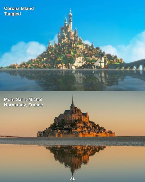 Знаете ли вы, что многие места из вселенной Disney существуют и в реальности? 07