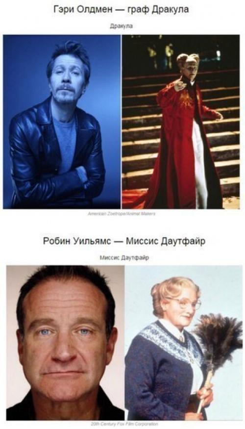 20 известных актеров, которых грим изменил до неузнаваемости. 07