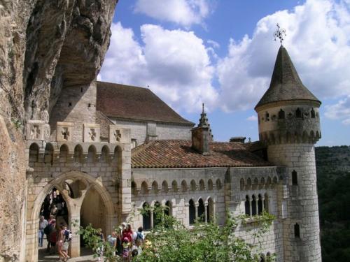 Вертикальная деревня рокамадур (Rocamadour), Франция. 02