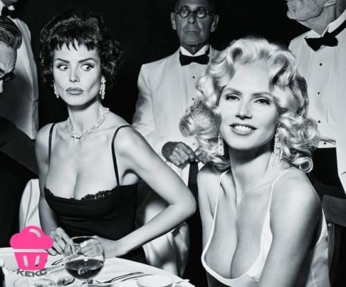 В 1957 году на вечеринке в честь Софи Лорен фотографу удалось поймать один из самых знаменитых взглядов в истории голливуда. 07