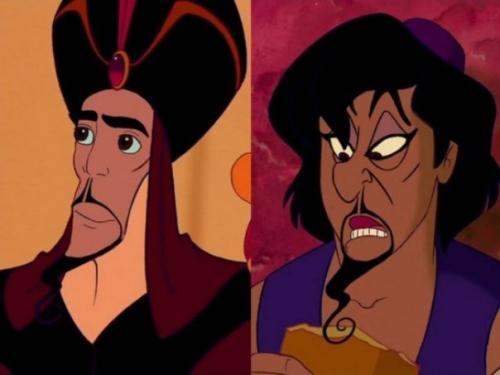 Что будет, если злодеи и герои Disney поменяются лицами. 08