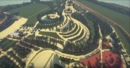 14-Летний школьник за 2 года построил копию Краснодара в Minecraft. 02