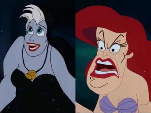 Что будет, если злодеи и герои Disney поменяются лицами. 01