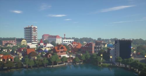 14-Летний школьник за 2 года построил копию Краснодара в Minecraft. 03