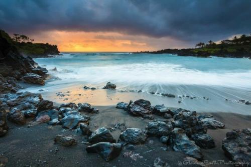 Чёрный пляж, Гавайи. 01