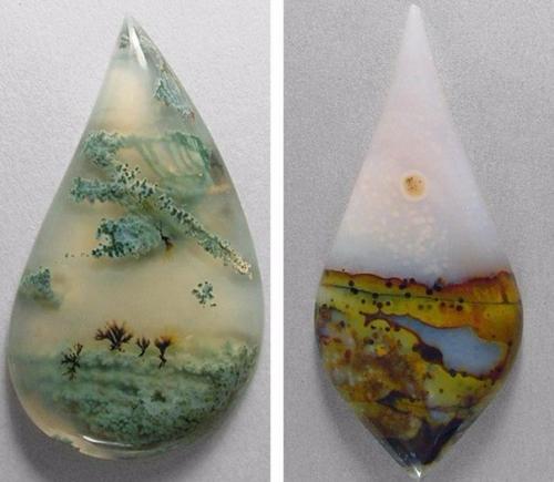 Агатовые пейзажи: чудеса природы в маленьком камешке. 04