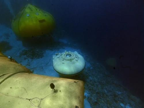 Жак - ив Кусто и его команда в подводном доме Морская Звезда. 01