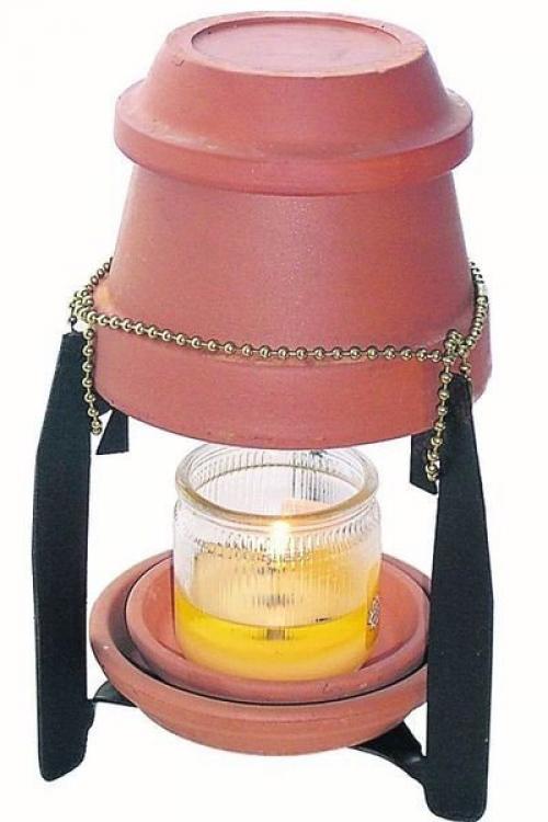 Как отопить комнату одной свечей? 04