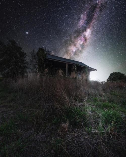 3 вёздная нoчь над Австралией.