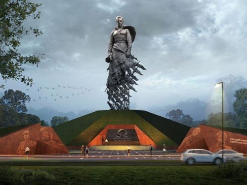 Под Ржевом продолжается создание мемориального комплекса советскому солдату.