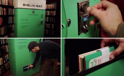 Этот торговый автомат случайную книгу за выдает 2$. 02