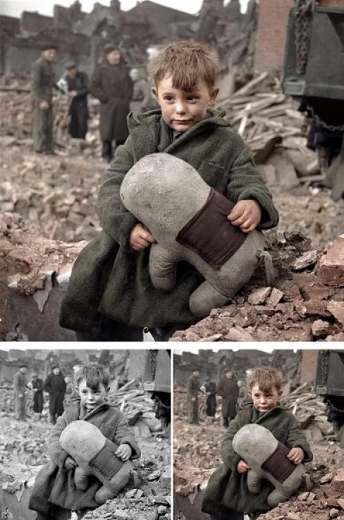 Редкие исторические фотографии, восстановленные в цвете.