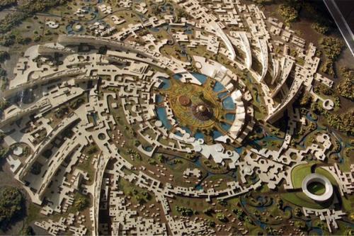 Ауровиль - самый интернациональный город.